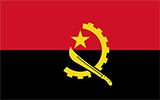 Abbild der Flagge von Angola