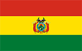 Abbild der Flagge von Bolivien