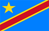 Abbild der Flagge von Demokratische Republik Kongo