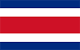 Abbild der Flagge von Costa Rica