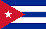 Abbild der Flagge von Kuba