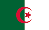 Abbild der Flagge von Algerien