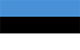 Abbild der Flagge von Estland