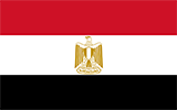 Abbild der Flagge von Ägypten