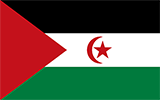 Abbild der Flagge von Westsahara