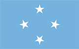 Abbild der Flagge von Mikronesien