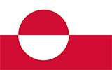 Abbild der Flagge von Grönland