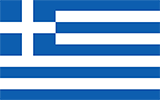 Abbild der Flagge von Griechenland
