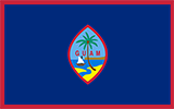 Abbild der Flagge von Guam