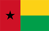 Abbild der Flagge von Guinea-Bissau