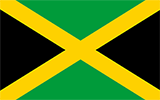 Abbild der Flagge von Jamaika