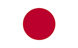 Abbild der Flagge von Japan