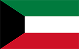Abbild der Flagge von Kuwait