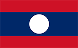 Abbild der Flagge von Laos