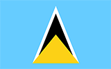 Abbild der Flagge von St. Lucia
