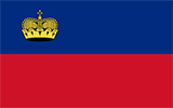 Abbild der Flagge von Liechtenstein