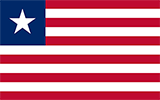 Abbild der Flagge von Liberia