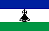 Abbild der Flagge von Lesotho