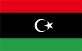 Abbild der Flagge von Libyen