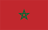 Abbild der Flagge von Marokko