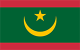 Abbild der Flagge von Mauretanien