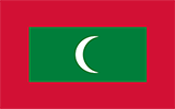 Abbild der Flagge von Malediven