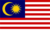 Abbild der Flagge von Malaysia