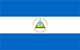 Abbild der Flagge von Nicaragua