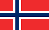 Abbild der Flagge von Norwegen