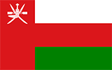 Abbild der Flagge von Oman