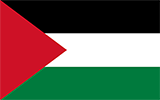 Abbild der Flagge von Palästina