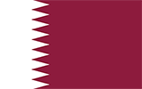 Abbild der Flagge von Katar