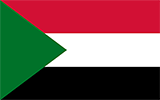 Abbild der Flagge von Sudan