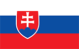 Abbild der Flagge von Slowakei