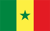 Abbild der Flagge von Senegal
