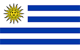 Abbild der Flagge von Uruguay