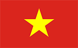 Abbild der Flagge von Vietnam